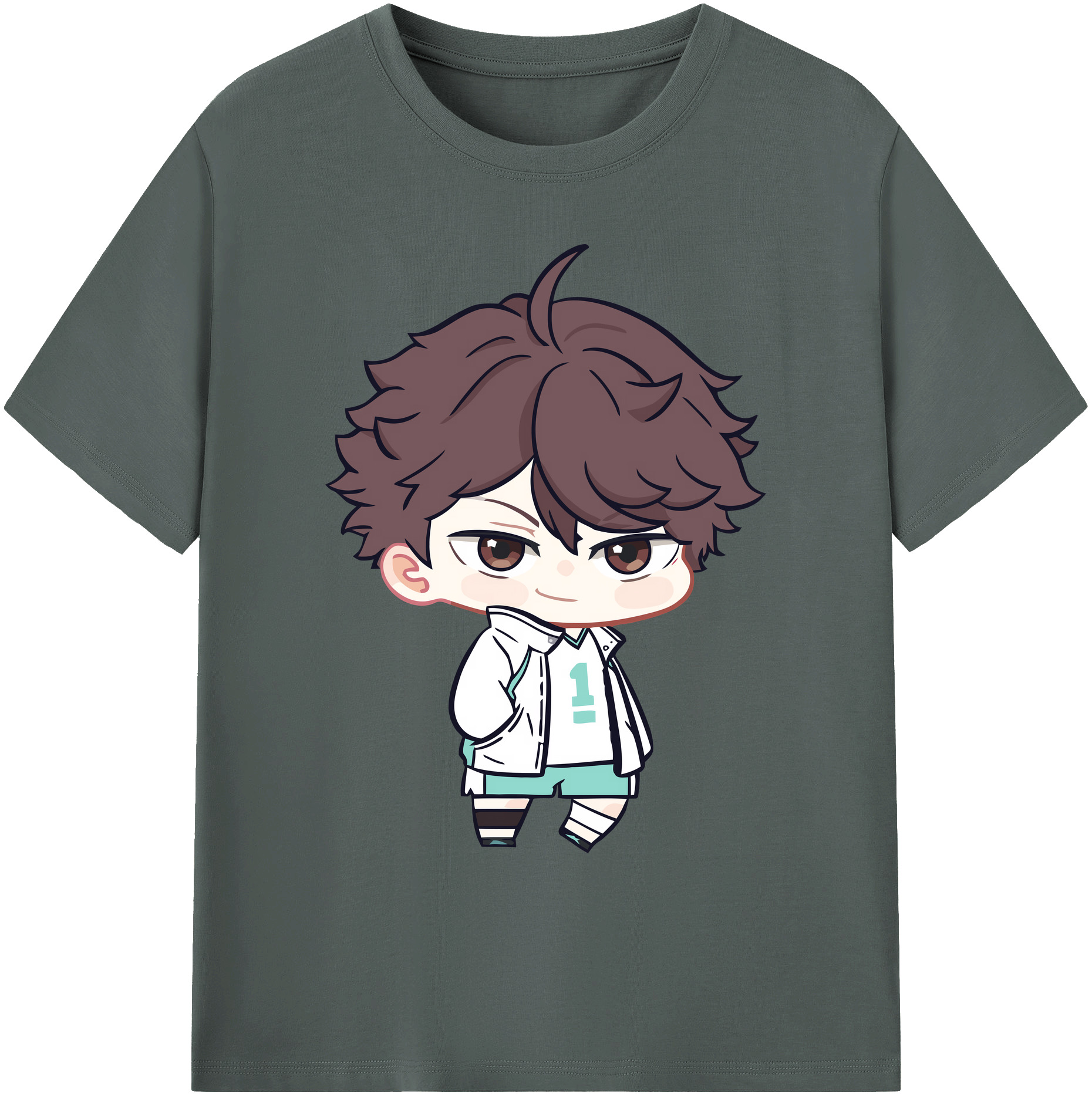 （画像用） ハイキュー!! Haikyu!! 綿100％ メンズ半袖Tシャツ｜肌触りやわらか＆通気性